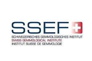 SSEF (Swiss Gemmological Institute) official logo, representing excellence in gemstone testing, research, and certification.