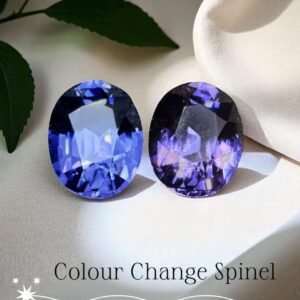 Rare Natural Color Change Spinel Gemstones